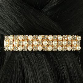 Pearl Bar Hair Clip