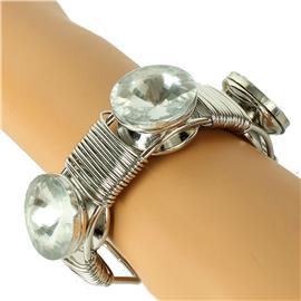 Wired Stones Bangle