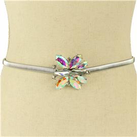 Omega Chain Flower Belt