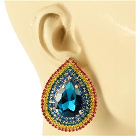 Rhinestones Tear Earring