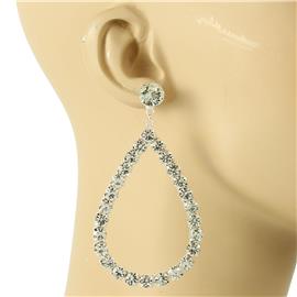 Crystal Dangling Tear Earring