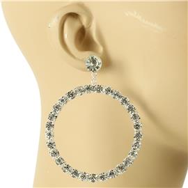 Crystal Dangling Round Earring