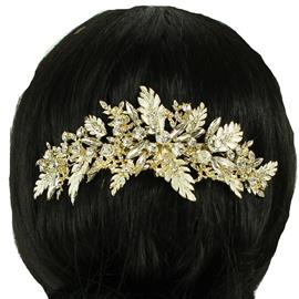 Crystal Metal Hair Comb