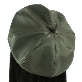 Faux Leather Benet Cap