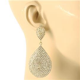 Rhinestones Teardrop Casting