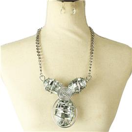 Fashion Chain Wired Necklace Set