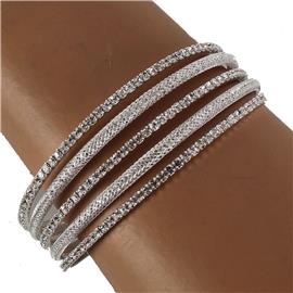 Rhinestones Layereds Bangle