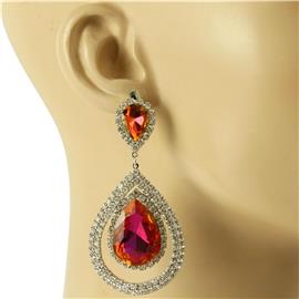 Rhinestones Teardrop Earring