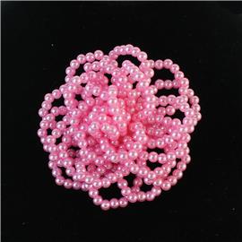 Fashion Beads Flower Brooch