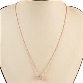 Cubic Zirconia Pendant Necklace