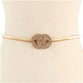 Circle Metal Elastic Fashion Belt