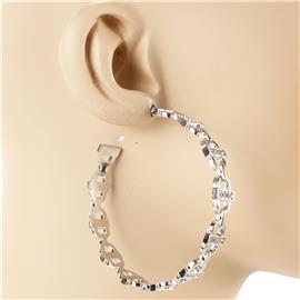 60MM Link Hoop Earring