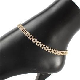 Rhinestone Anklet