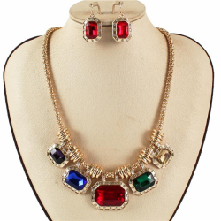 Fashion Crystal Necklace Set