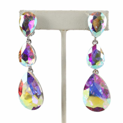 Clip On Crystal Earring