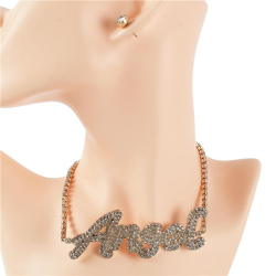 ANGEL Rhinestones Choker Set