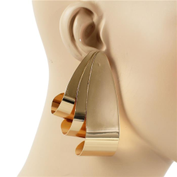 Metal Chunky Earring