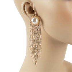 Pearl Fringe Earring