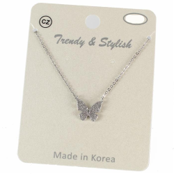 CZ Butterfly Necklace