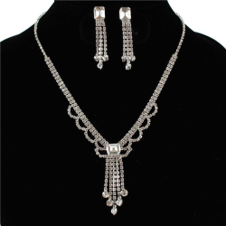 Rhinestones Necklace Set